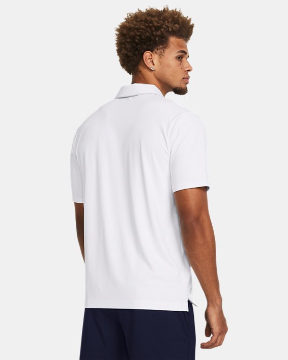 Men's UA Iso-Chill Polo in White image number 1